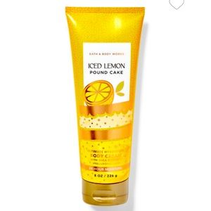NWT Bath & Body Works Iced Lemon Pound Cake Ultimate Hydration Body Cream